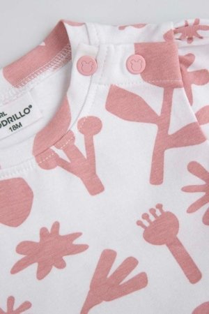 COCCODRILLO smilšu dzenītis TEDDY BEAR GIRL NEWBORN, balta, cm 