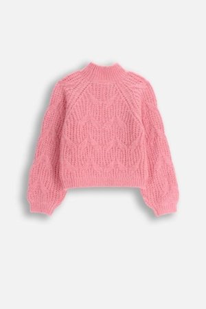 COCCODRILLO džemperis CRAFT PUNK GIRL JUNIOR, rozā, ZC5172501CGJ-007-128, 128 cm