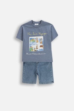 COCCODRILLO komplekts SUMMER SET BOY KIDS, krāsa, WC5117302XBK-022-116, 116 cm 