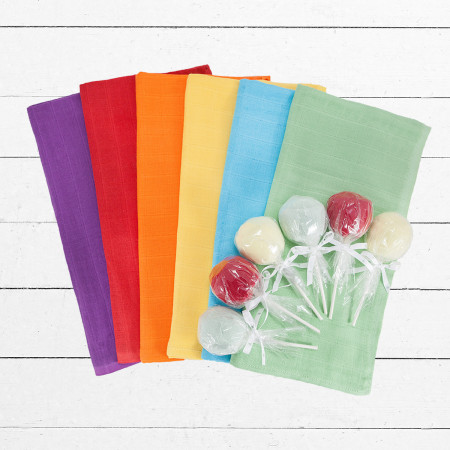 BABYBLOOMS komplekts Muslin cake Bright BMC00000