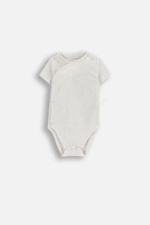 COCCODRILLO bodijs ar īsam piedurknēm un pogām, krēmkrāsa, izmērs 