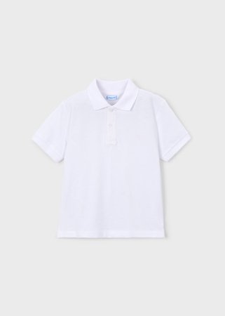 MAYORAL polo ar īsam piedurknēm, white, 150-16, 116  cm 