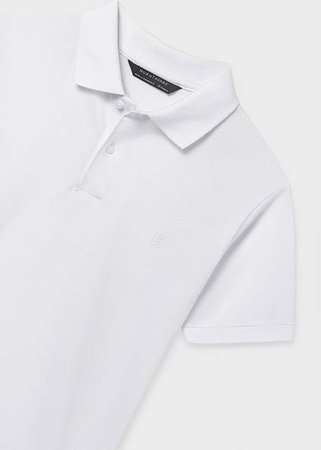 MAYORAL polo ar īsam piedurknēm, white, 890-72, 157  cm 