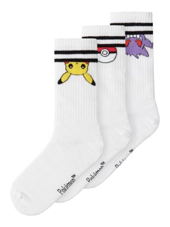 NAME IT POKEMON zeķes, 13254213-F4F5F0 34-36 cm 