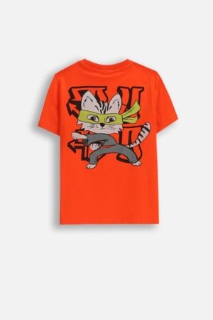 COCCODRILLO t-krekls SPORTS BOY KIDS, sarkans, cm 