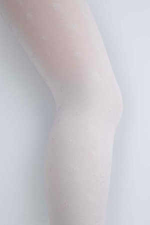 COCCODRILLO zeķubikses TIGHT MICROFIBRE COLORFUL, balts, ZC5380314TMC-001-080, 80/86 cm