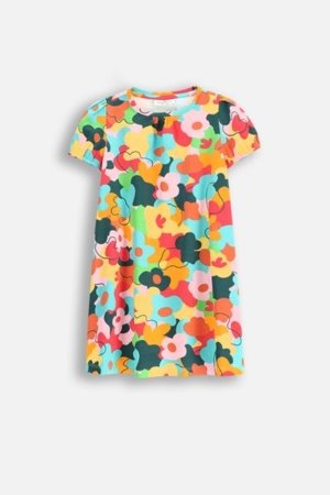 COCCODRILLO kleita ar īsām piedurknēm MAXITROPIC GIRL KIDS, krāsa, WC5129201MGK-022-122, 122 cm 
