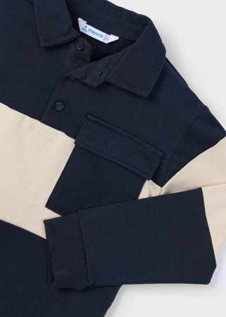 MAYORAL polo krekliņš ar garām piedurknēm, navy, 4.121-19, 10 cm 