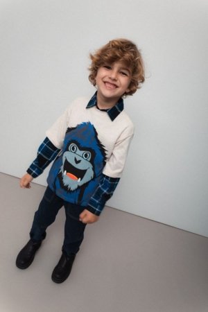 COCCODRILLO t-krekls, krēmkrāsas, ZC5143201YBK-002-110, 110 cm 