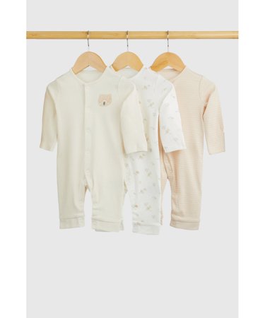 MOTHERCARE zīdaiņu kombinezons, 3gab., GF095 