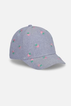 COCCODRILLO cepure ar nagu, zila, WC6364204ALG-014-050, 50 izmērs 