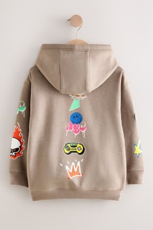 NEXT džemperis ar kapuci, F19705, 116 cm 