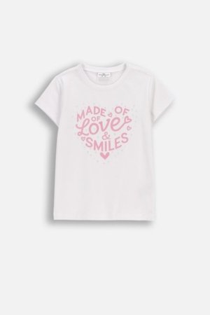 COCCODRILLO t-krekls ar īsam piedurknēm, balti, cm 