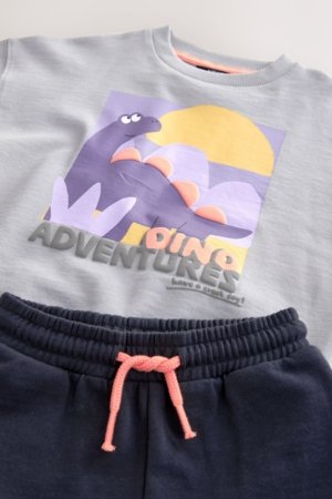 NEXT džemperis un šorti, E60715, 104-110