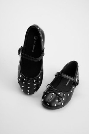 COCCODRILLO baleta apavi, melni, WC6212201SHG-021-035, 35 izmērs 