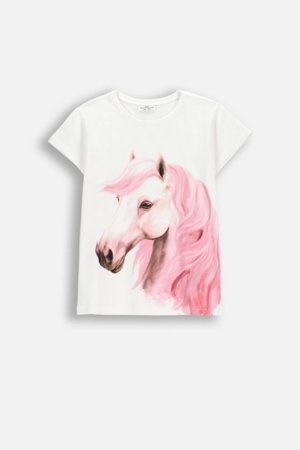 COCCODRILLO t-krekls ar īsam piedurknēm, balti, cm 