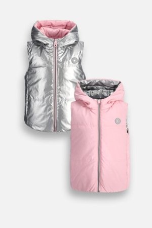 Coccodrillo divpusēja veste, rozā, izmērs 