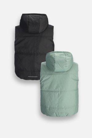 Coccodrillo divpusēja veste, melna, izmērs 