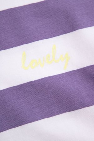 COCCODRILLO t-krekls ar garām piedurknēm, violeti, cm 