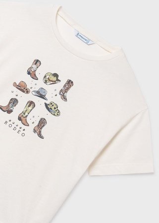 MAYORAL t-krekls ar īsam piedurknēm, bone, 6.005-89, 157  cm 