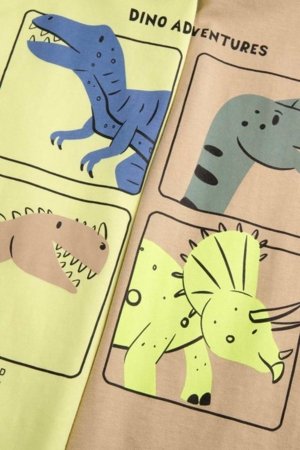 COCCODRILLO t-krekls ar īsam piedurknēm, smilšu krāsa, cm 