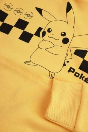 COCCODRILLO džemperis ar kapuci LICENCE BOY, dzeltens, WC5132302LBD-004-164, 164 cm 