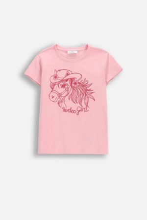 COCCODRILLO t-krekls ar īsam piedurknēm, rozā, WC6143203GGK-033-104, 104 izmērs 