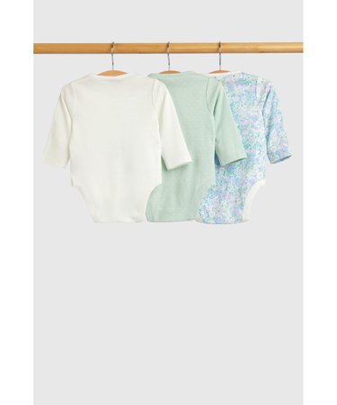 MOTHERCARE bodijs ar garām piedurknēm 3 gab., IF118 74 