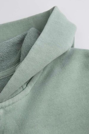 COCCODRILLO džemperis ar rāvējslēdzēju ar kapuci, zaļa, cm 