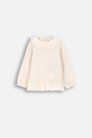 COCCODRILLO t-krekls ELEGANT BABY GIRL, ecru, ZC4143102EBG-003-098, 98 cm 