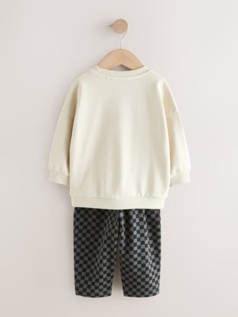 NEXT džemperis + bikses, H59362, 80 cm 