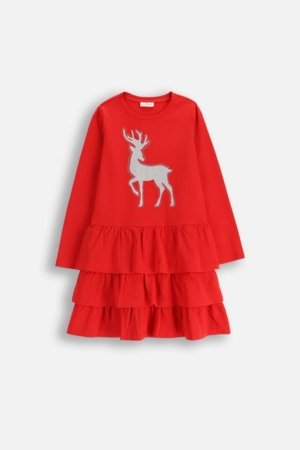 COCCODRILLO kleita, sarkana, cm 