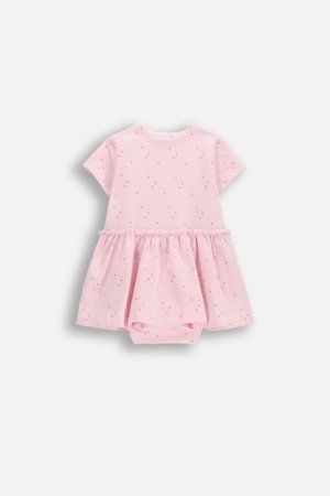 COCCODRILLO bodijs ar īsam piedurknēm un pogām, rozā, WC6112801QGN-033-074, 74 izmērs 