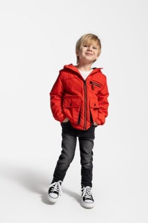 COCCODRILLO jaka OUTERWEAR BOY KIDS, sarkans, WC5152702OBK-009-122, 122 cm 