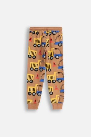 COCCODRILLO legingi CITY BUILDER BOY KIDS, brūns, cm