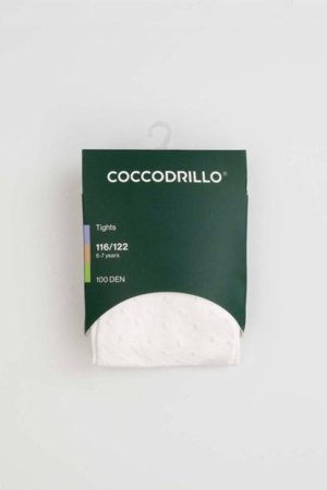 COCCODRILLO zeķubikses TIGHT BAMBOO, balts, cm