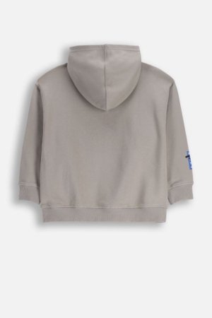 COCCODRILLO džemperis ar kapuci, pelēks, cm 