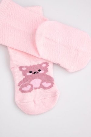 COCCODRILLO zeķes SOCKS GIRL, rozā, ZC5382203SOG-007-023, 23 cm 