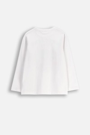 COCCODRILLO t-krekli CRAFT PUNK GIRL KIDS, balts, ZC5143106CGK-001-116, 116 cm