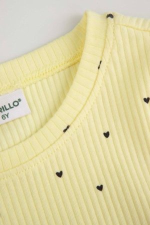 COCCODRILLO t-krekls ar īsam piedurknēm, dzelteni, cm 