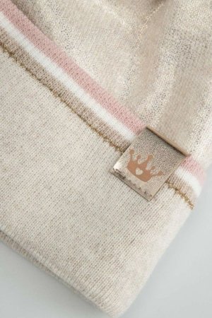 COCCODRILLO cepure ACCESSORIES WINTER GIRL, krēmveida, cm 