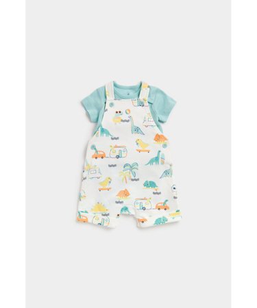 MOTHERCARE bodijs ar īsam piedurknēm + kombinezons, EC556 629049