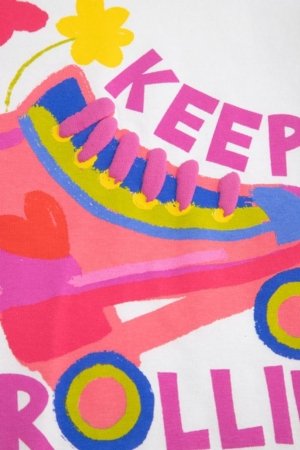 COCCODRILLO t-krekls ar īsam piedurknēm, balti, WC6143205RGK-001-122, 122 cm 