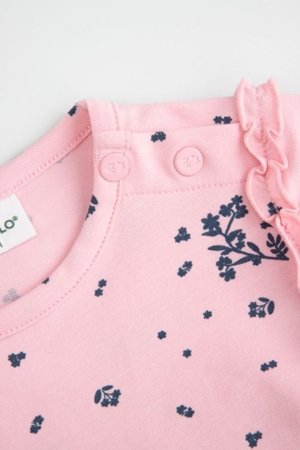 COCCODRILLO bodijs ar garām piedurknēm, rozā, izmērs 