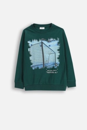 COCCODRILLO t-krekls X-RAY VISION BOY JUNIOR, zaļš, ZC5143102XBJ-011-158, 158 cm