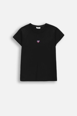 COCCODRILLO t-krekls ar īsam piedurknēm, melni, cm 