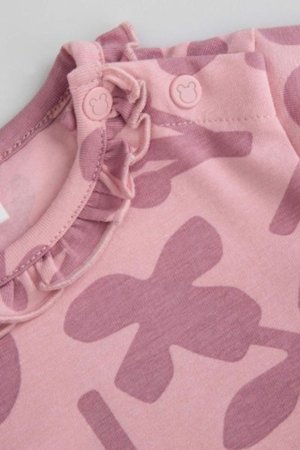 COCCODRILLO kleita TEDDY BEAR GIRL NEWBORN, rozā, ZC5129101TGN-033-086, 86 cm 