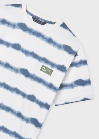 MAYORAL t-krekls ar īsam piedurknēm, cream-blue, 6.039-43, 140 cm 