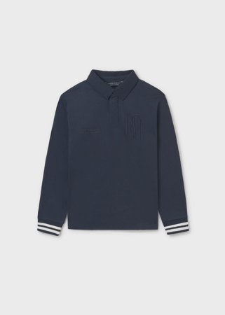 MAYORAL polo krekliņš ar garām piedurknēm, navy, 7.101-58, 16 cm 