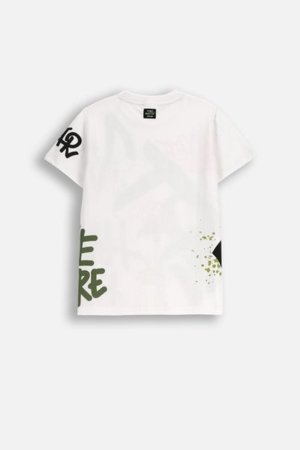 COCCODRILLO t-krekls SPORTS BOY JUNIOR, balts, cm